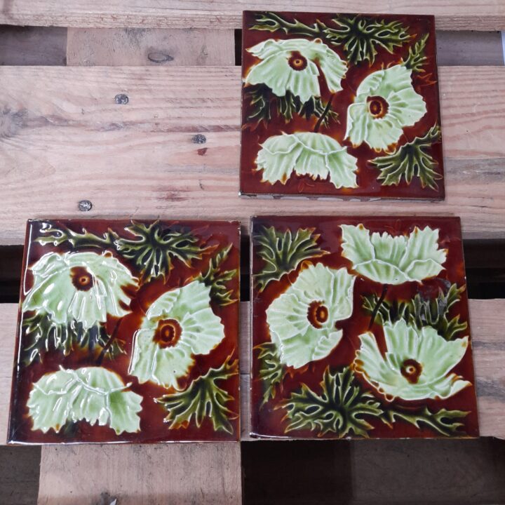 3 Antieke Haardtegels Engeland kopen bij RataPlan webshop!