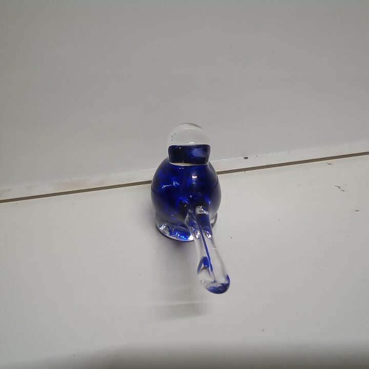 Glazen vogeltje blauw kopen bij RataPlan webshop!