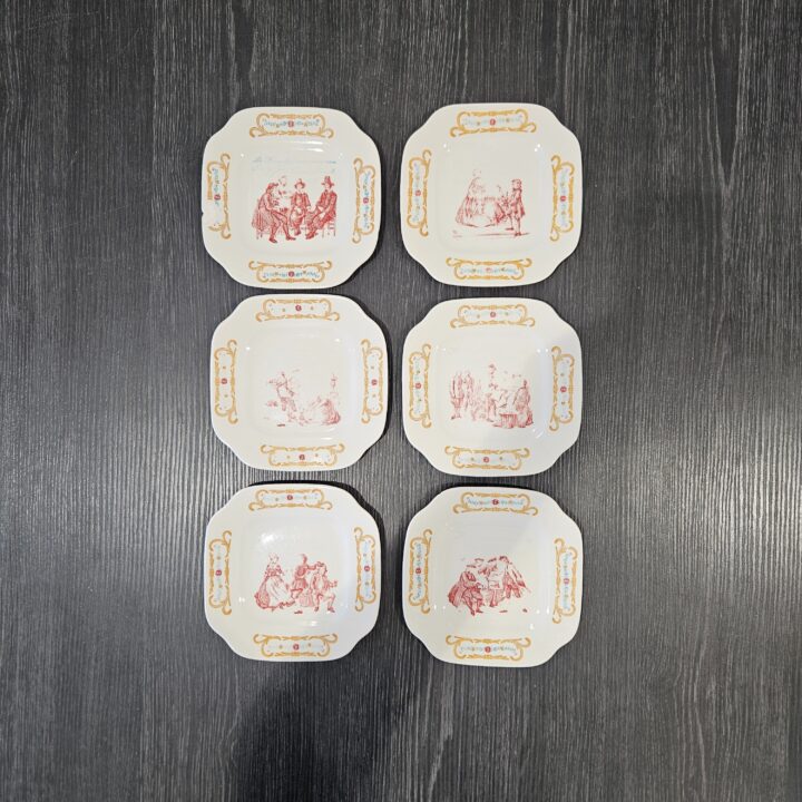 Set van 6 sierbordjes naar Cornelis Troost kopen bij RataPlan webshop!