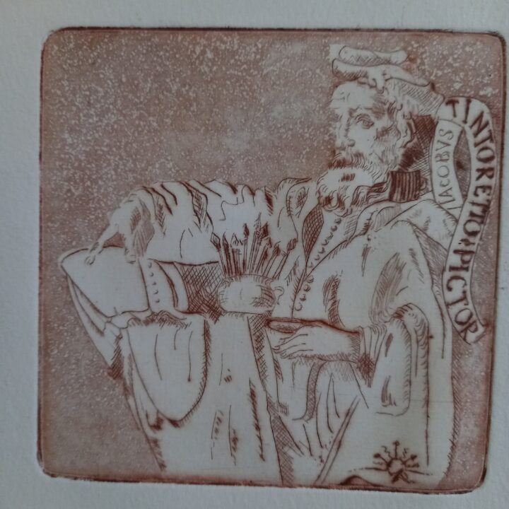 3 proefdrukken van etsjes of litho's