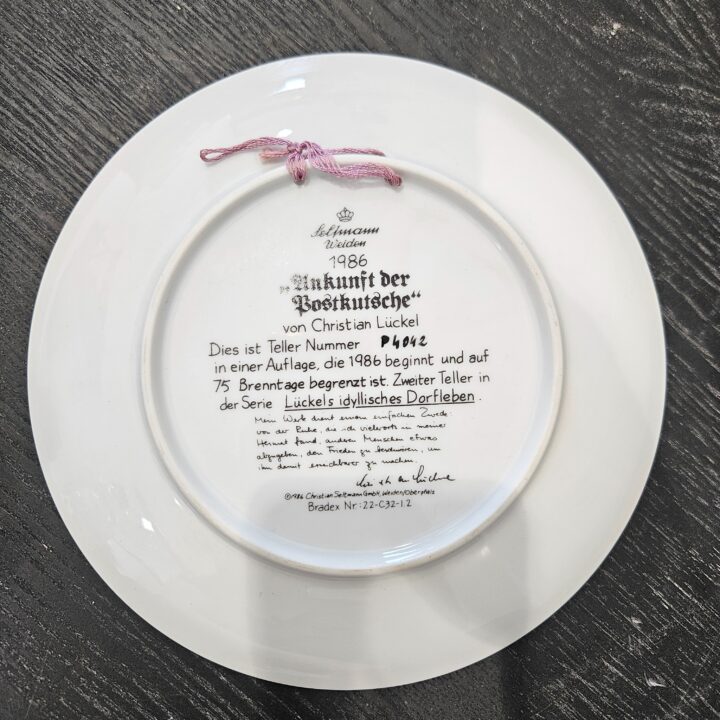 Sierbord "Ankunft der Postkutsche" van Christian Lückel kopen bij RataPlan webshop!