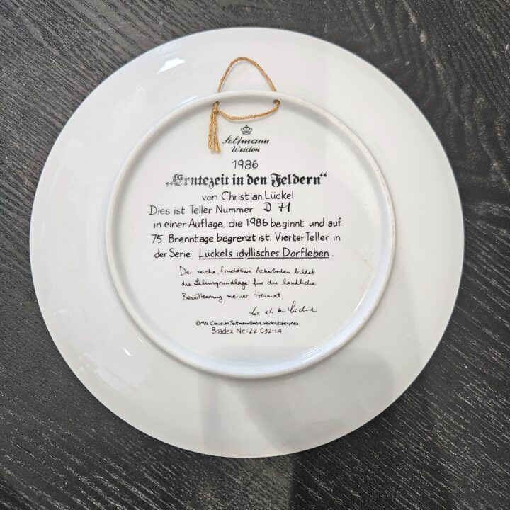 Sierbord "Erntezeitin den Feldern" van Christian Lückel kopen bij RataPlan webshop!