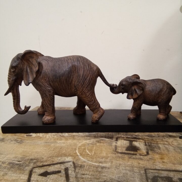 Olifant met kleine olifant kopen bij RataPlan webshop!