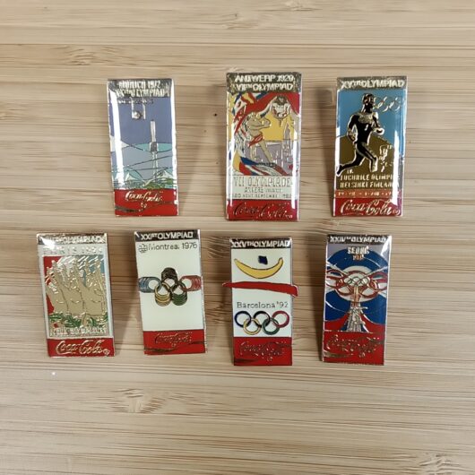 Coca cola olympische spelden kopen bij RataPlan webshop!