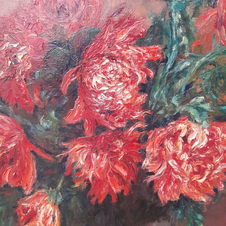 Groot schilderij Chrysanten 1938 kopen bij RataPlan webshop!