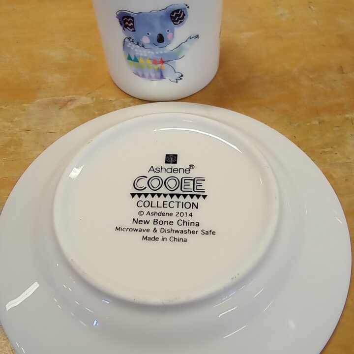 Ashdene Cooee Collection espresso kop + schotel kopen bij RataPlan webshop!