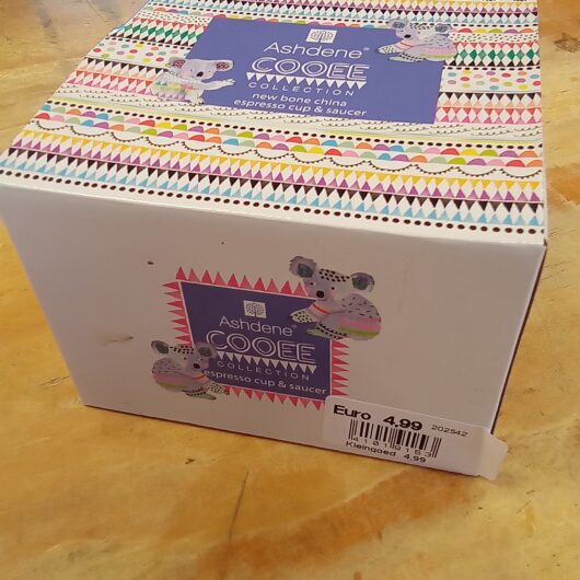 Ashdene Cooee Collection espresso kop + schotel kopen bij RataPlan webshop!