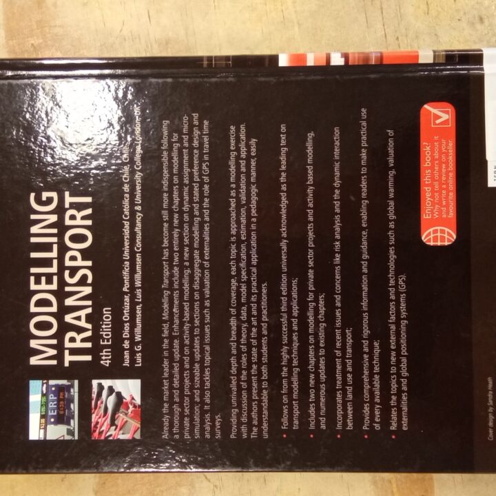 Boek Modelling Transport 4th Edition kopen bij RataPlan webshop!