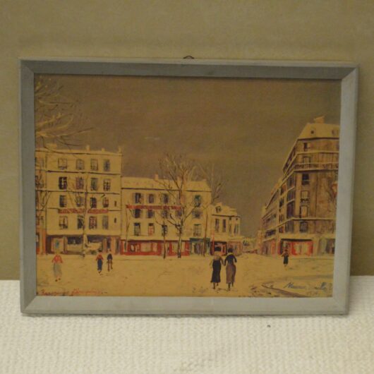 Schilderij  Reproductie van Rue Jeanner d'Arc Prolongee a Pari kopen bij RataPlan webshop!