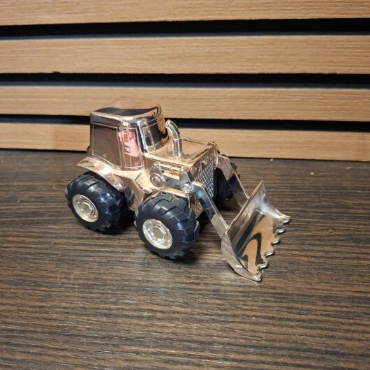 Verzilverde shovel spaarpot kopen bij RataPlan webshop!