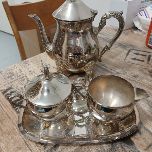 Verzilverde theeservies kopen bij RataPlan webshop!