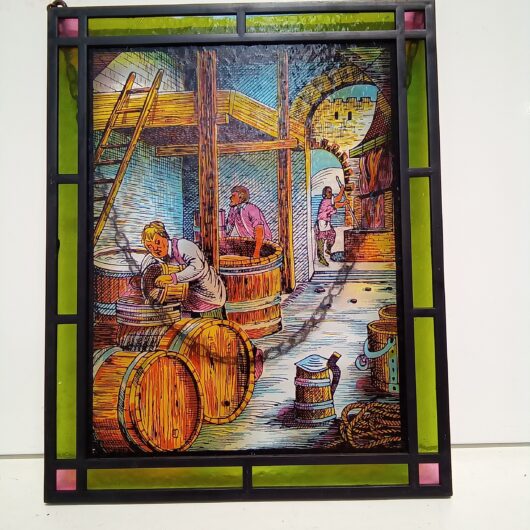 Glas in lood schilderij mannen kopen bij RataPlan webshop!