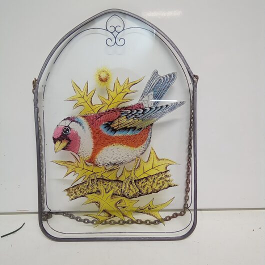 Glas in  lood vogeltje kopen bij RataPlan webshop!