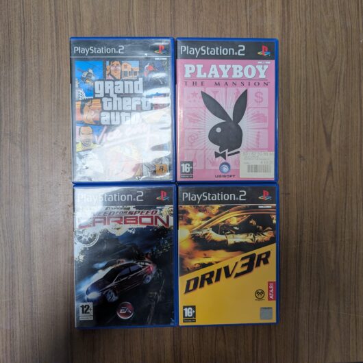 4 PS2 games kopen bij RataPlan webshop!